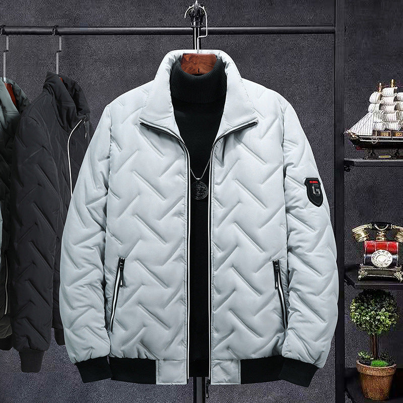 Compressed Cotton Stand Collar Men's Cotton-padded Coat Winter Coat