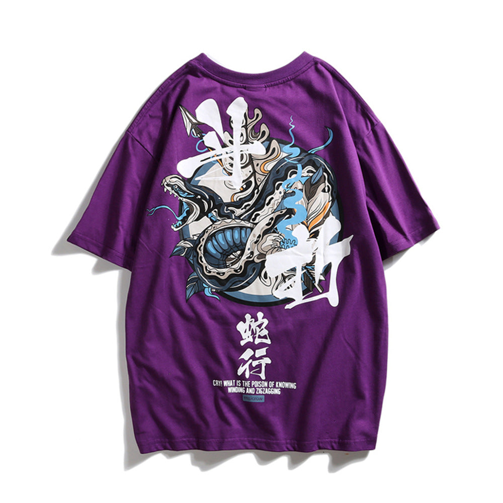 Men's Chinese Letter Hoodie | High Street Fashion Hip Hop Pullover Sweatshirt for Autumn Winter