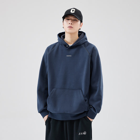 Men's Heavyweight Fleece-Lined Hoodie | Thickened Winter Pullover Sweatshirt